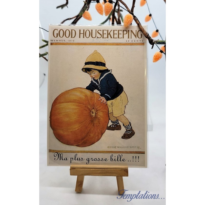 Carte Good Housekeeping « ma plus grosse bille !! »