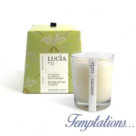 Bougie Lucia N°12 Eucalyptus et gardénia