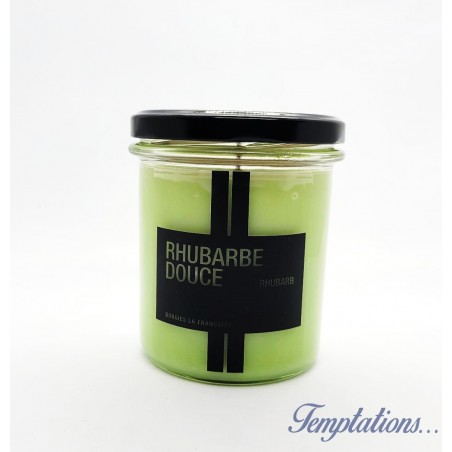 Bougie pot de confiture Rhubarbe douce- BOUGIES LA FRANÇAISE