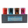 Coffret 4 votives Maison colorée collection - D.L. & C°