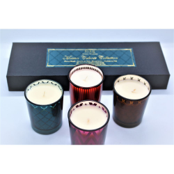 Coffret 4 votives Maison colorée collection - D.L. & C°