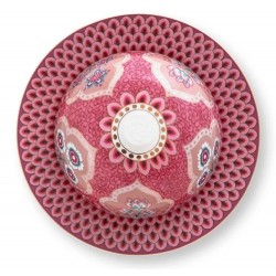 Beurrier rond Dark Pink collection Flower Festival Pip Studio