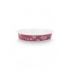 Plat de cuisson rond Flower Festival Dark Pink -Pip Studio