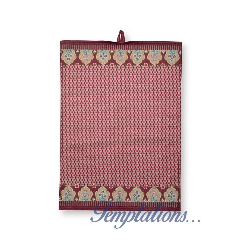 Torchon Flower Festival Scallop Dark Pink -Pip Studio