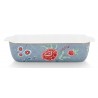 Plat de cuisson rectangulaire Flower Festival bleu clair-Pip Studio