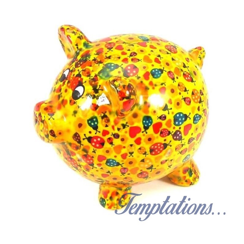 Tirelire Peggy le cochon - Pomme Pidou