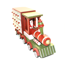 Calendrier de l’avent petit train en bois