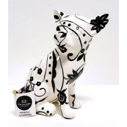 Tirelire Nanou chihuahua Black & White - Pomme Pidou