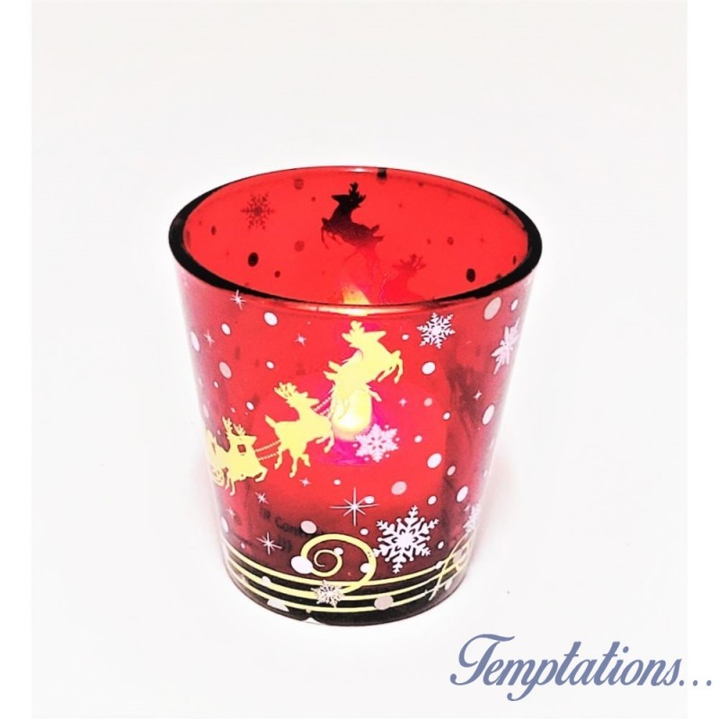 Photophore rouge déco noël – Yankee Candle