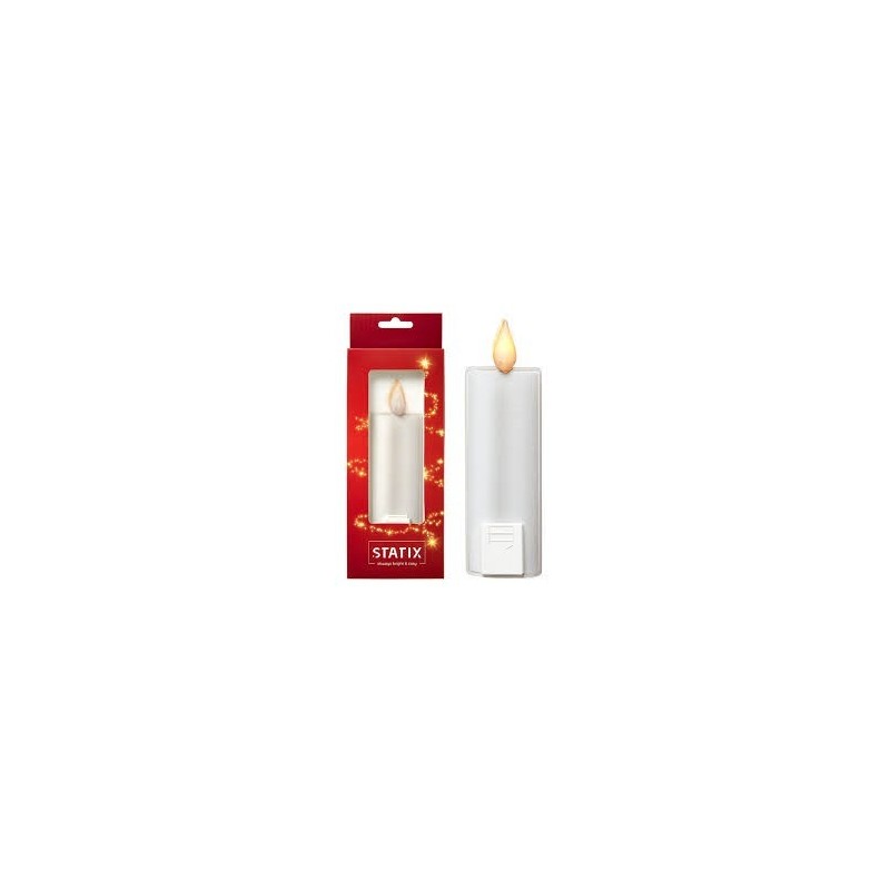 Sticker Led candle blanche