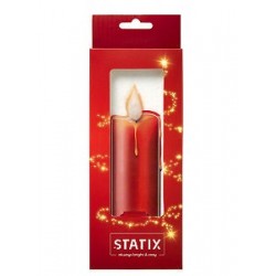 Sticker led candle rouge