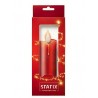 Sticker led candle rouge