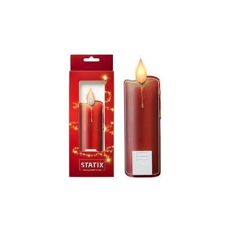 Sticker Led candle rouge