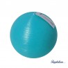 Bougie boule 6cm soie Turquoise