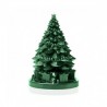 Bougie Sapin Cadeaux Vert Metal-candellana