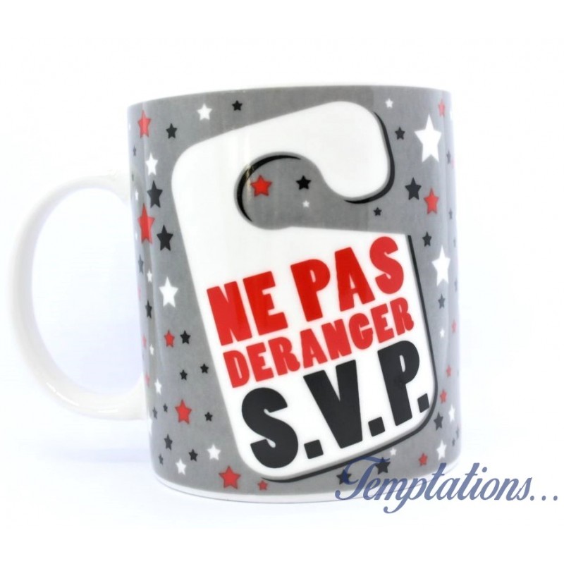 Mug "Ne pas déranger svp"