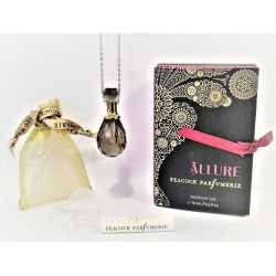 Collier de parfum Anthracite - Peacock Parfumerie