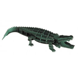 Maquette 3D en papier – Crocodile